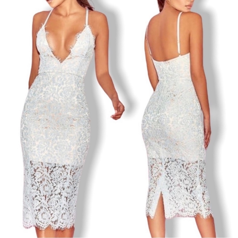 house of CB lace dress